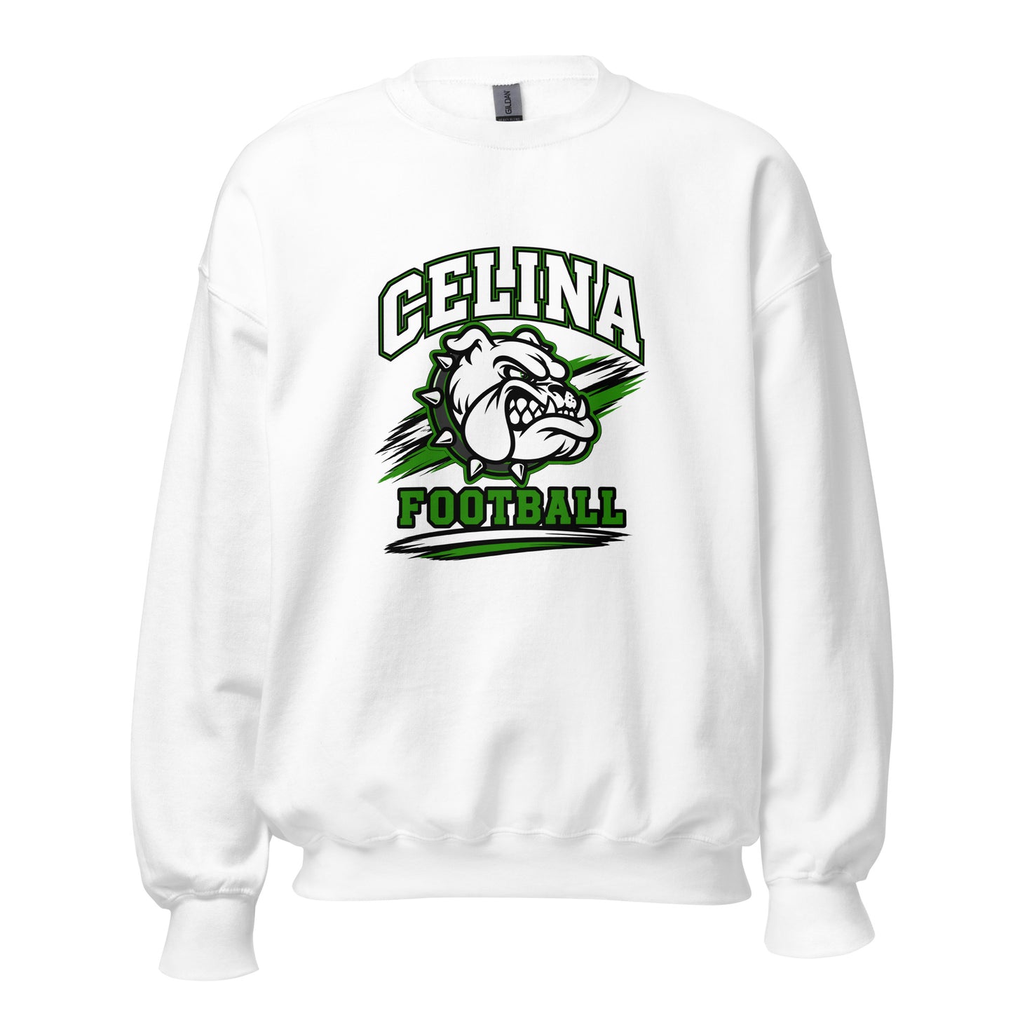 Classic | Sweatshirt | Celina Black Football | Emblem Logo