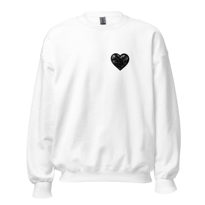 Classic | Sweatshirt | Obsidian Heartbeat | Heart Crest Logo