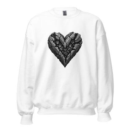Classic | Sweatshirt | Obsidian Heartbeat | Emblem Logo