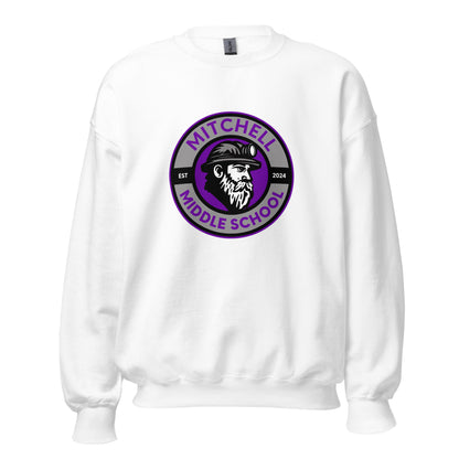 Classic | Sweatshirt | Mitchell Middle School Softball | Badge Logo