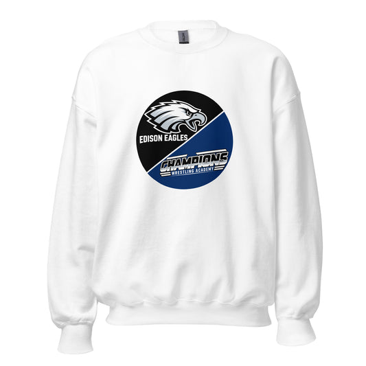 Classic | Sweatshirt | Edison Eagles/CWA Wrestling | Badge Logo