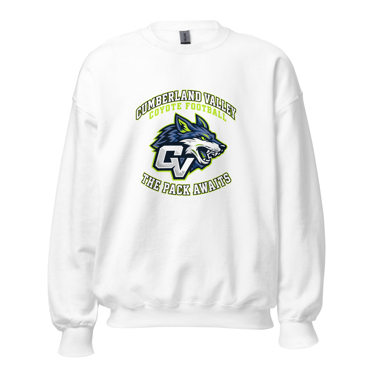 Classic | Sweatshirt | Cumberland Valley Coyotes Football | Emblem Logo