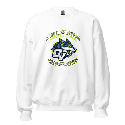 Classic | Sweatshirt | Cumberland Valley Coyotes Football | Emblem Logo