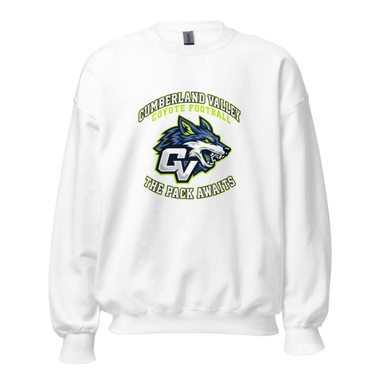 Classic | Sweatshirt | Cumberland Valley Coyotes Football | Emblem Logo