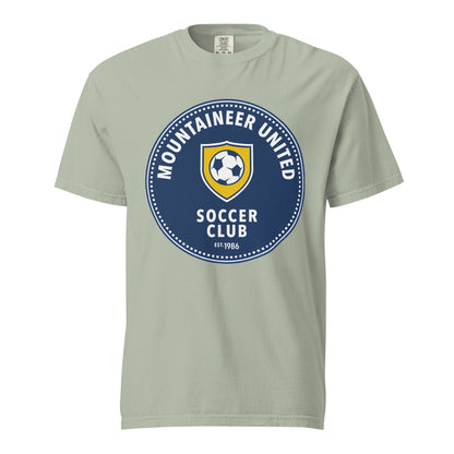 Signature | Comfort Colors T-Shirt | Mountaineer United Soccer Club | Badge Logo