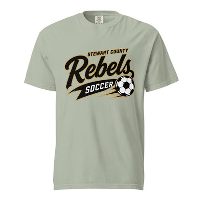 Signature | Comfort Colors T-Shirt | Stewart County Soccer | Rebels Logo