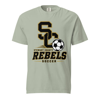 Signature | Comfort Colors T-Shirt | Stewart County Soccer | Vanguard Logo