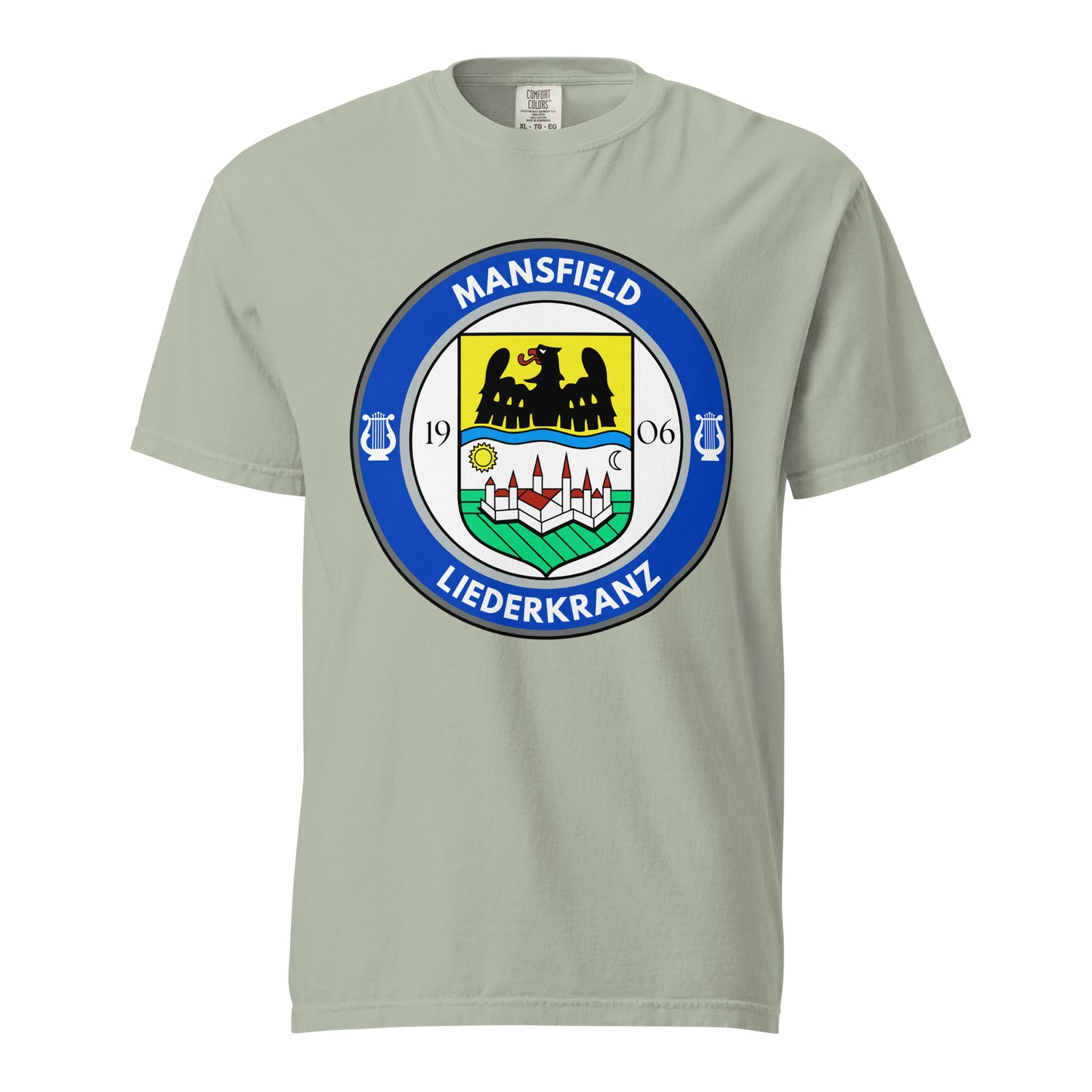 Signature | Comfort Colors T-Shirt | Liederkranz Soccer Club | Badge Logo