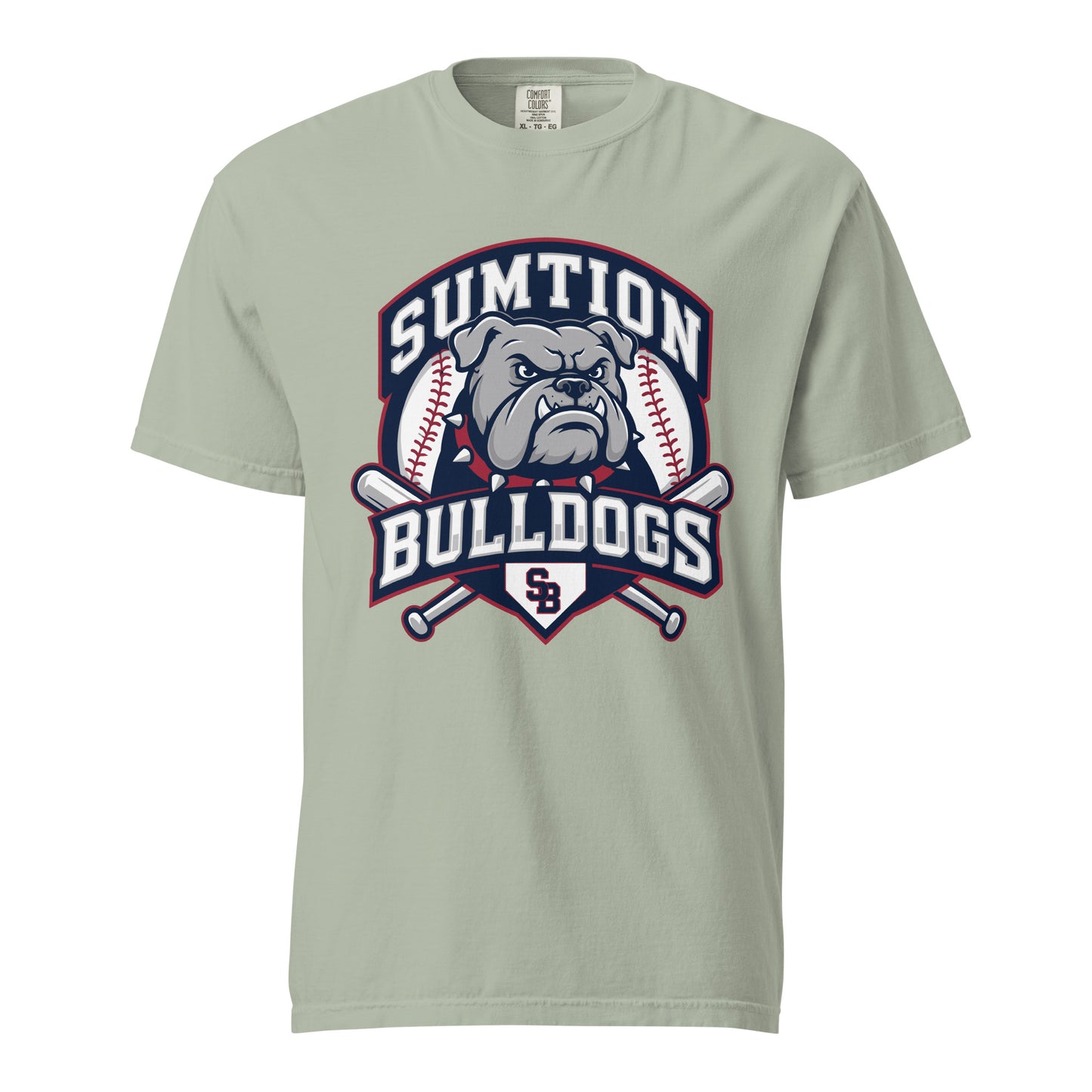 Signature | Comfort Colors T-Shirt | Sumtion bulldogs | Emblem Logo