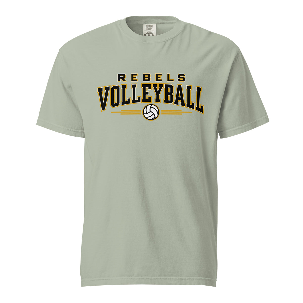 Signature | Comfort Colors T-Shirt | Rebels Volleyball Club | Modern Script Logo