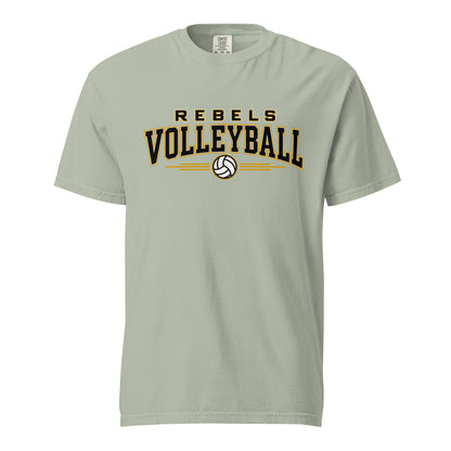 Signature | Comfort Colors T-Shirt | Rebels Volleyball Club | Modern Script Logo
