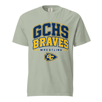 Signature | Comfort Colors T-Shirt | Grant County High School Wrestling | Vanguard Logo