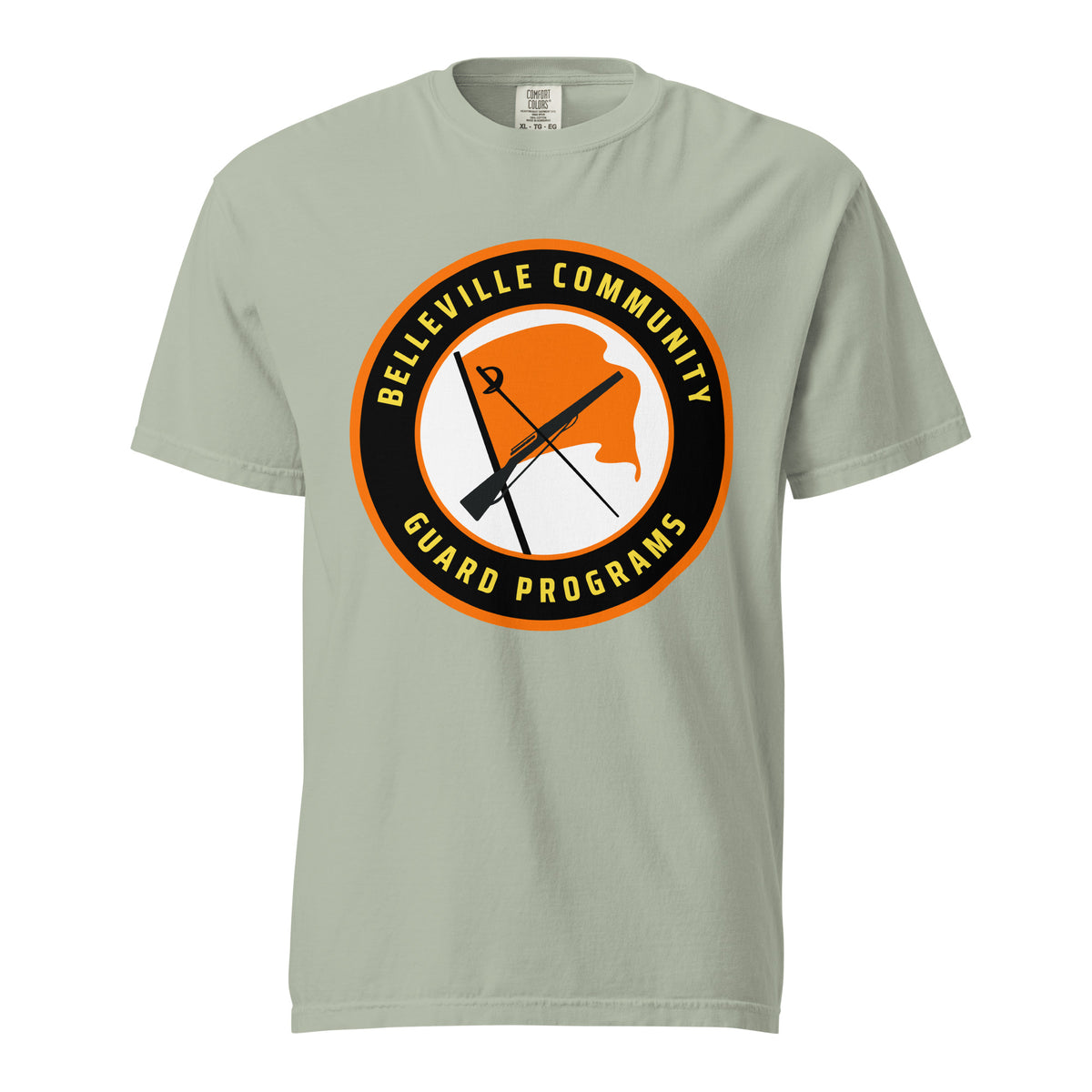 Signature | Comfort Colors T-Shirt | Belleville Community Guard Programs | Badge Logo