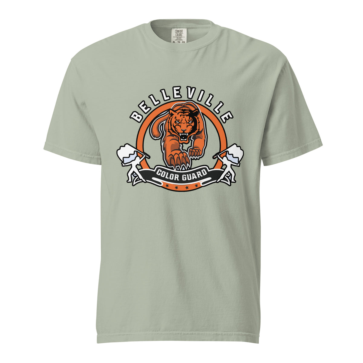 Signature | Comfort Colors T-Shirt | Belleville Community Guard Programs | Vanguard Logo