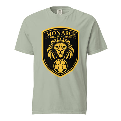 Signature | Comfort Colors T-Shirt | Monarch Soccer Academy | Shield Logo