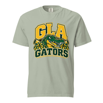 Signature | Comfort Colors T-Shirt | GLA Gators Cheer Team | Emblem Logo