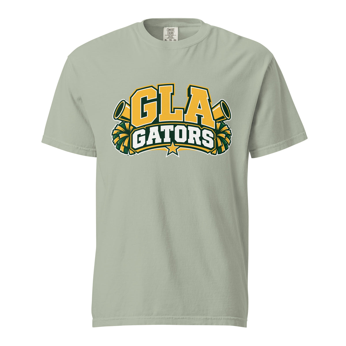 Signature | Comfort Colors T-Shirt | GLA Gators Cheer Team | Crest Logo