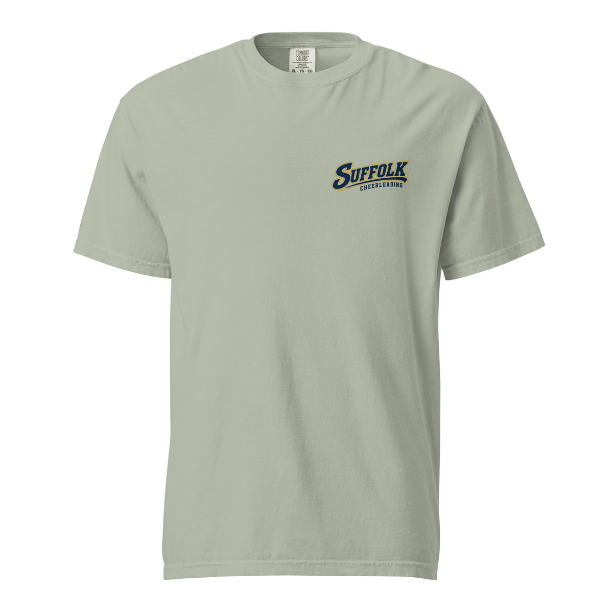 Signature | Comfort Colors T-Shirt | Suffolk University Cheerleading | Athletics Logo