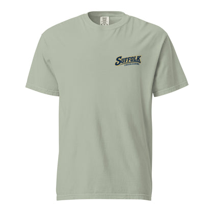 Signature | Comfort Colors T-Shirt | Suffolk University Cheerleading | Athletics Logo