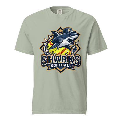 Signature | Comfort Colors T-Shirt | Sharks Diamond Sports | Crest Logo