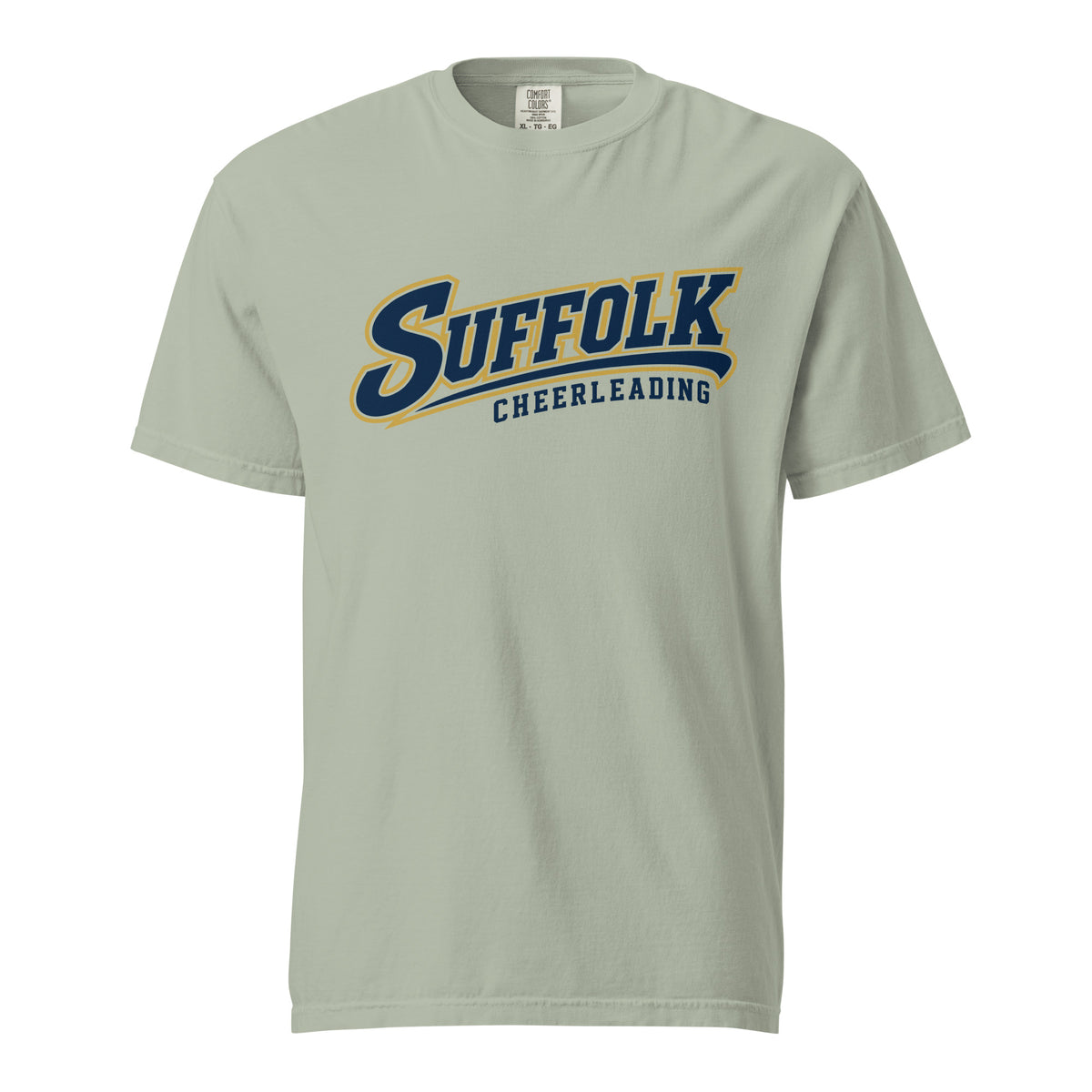 Signature | Comfort Colors T-Shirt | Suffolk University Cheerleading | Athletics Logo