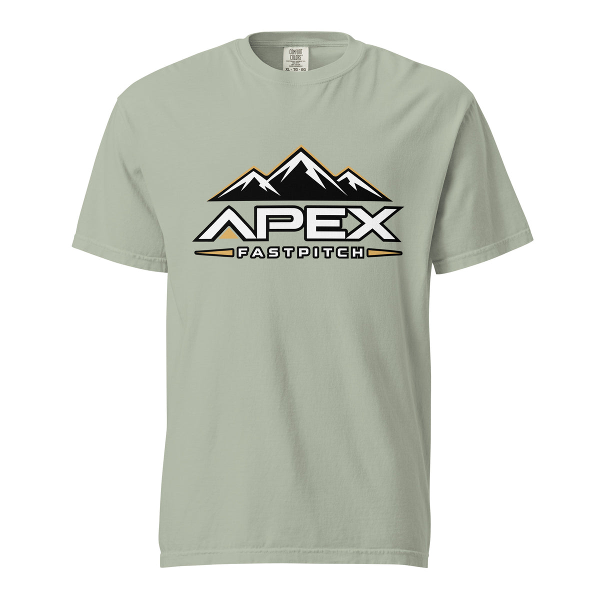 Signature | Comfort Colors T-Shirt | Apex Fastpitch | Crest Logo