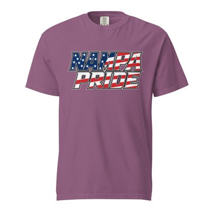Signature | Comfort Colors T-Shirt | Nampa Pride | Modern Script Logo