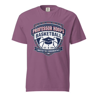 Signature | Comfort Colors T-Shirt | Professor Hoops Basketball | Crest Logo