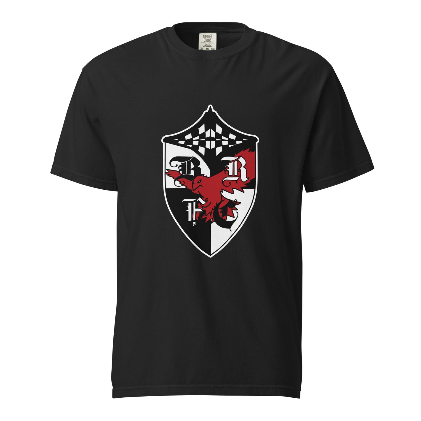 Signature | Comfort Colors T-Shirt | Bard College Rugby Football Club | Raptor Logo