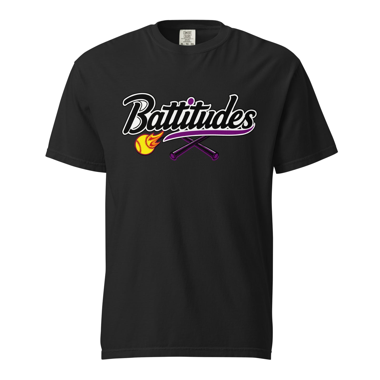 Signature | Comfort Colors T-Shirt | Battitudes | Crest Logo