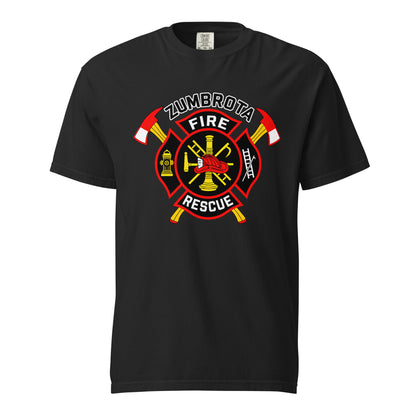 Signature | Comfort Colors T-Shirt | Zumbrota Fire Department | Vanguard Logo