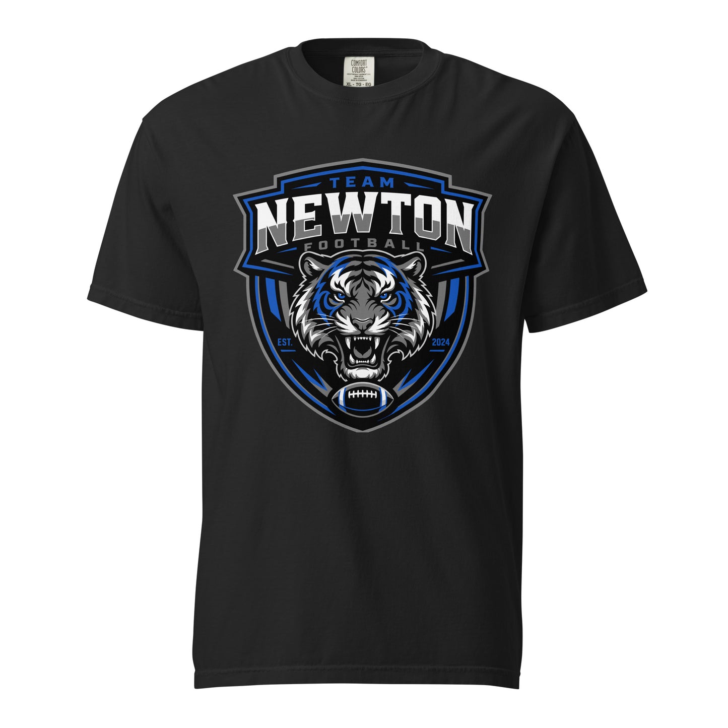 Signature | Comfort Colors T-Shirt | Newton Youth football league | Shield Logo