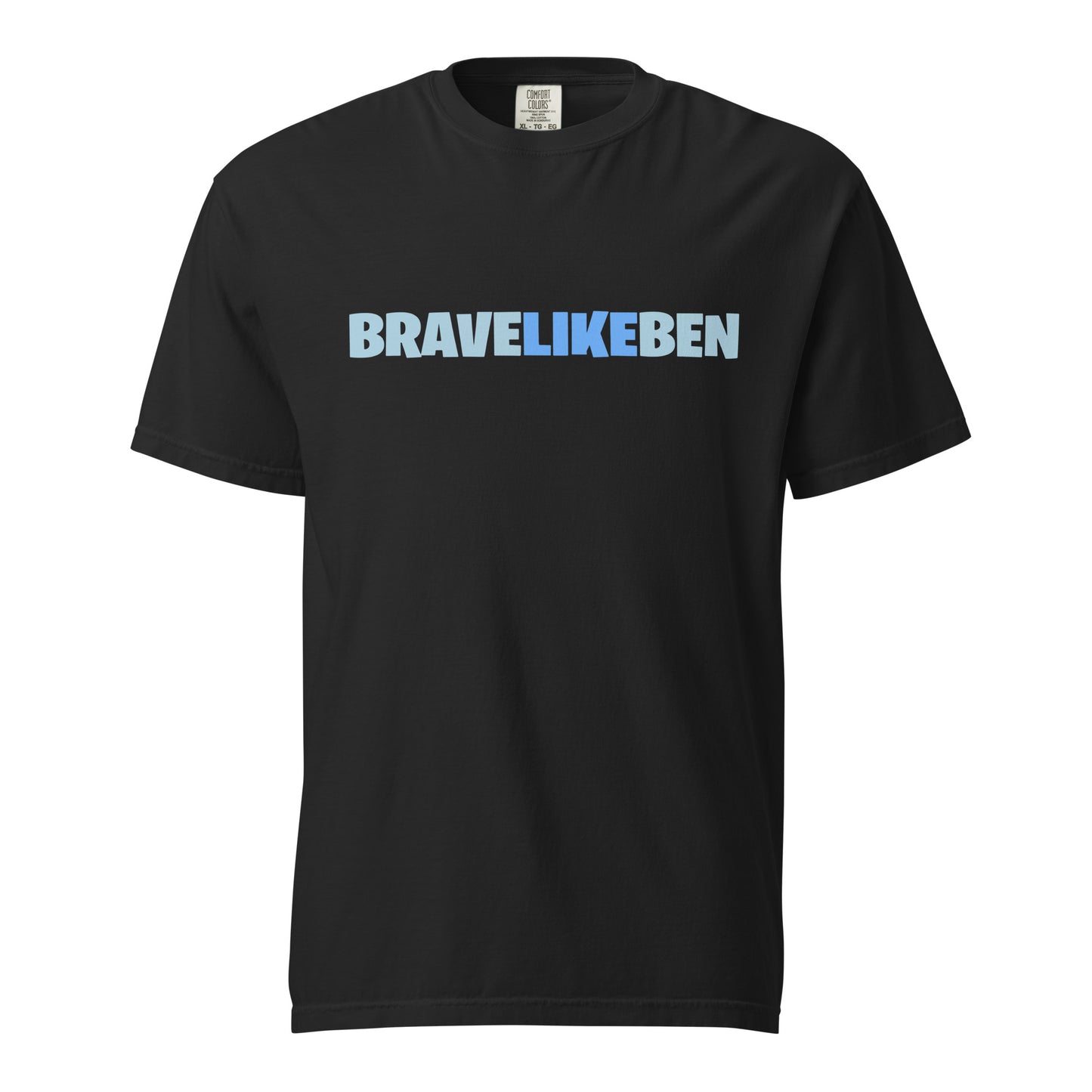 Signature | Comfort Colors T-Shirt | Brave Like Ben | Wordmark Logo