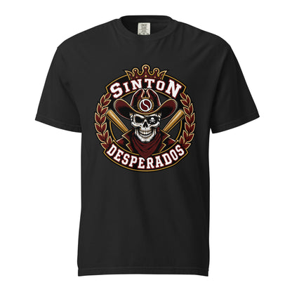 Signature | Comfort Colors T-Shirt | Sinton Desperados Baseball | Ridge Varsity Logo