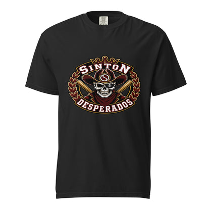 Signature | Comfort Colors T-Shirt | Sinton Desperados Baseball | Ridge Varsity Logo