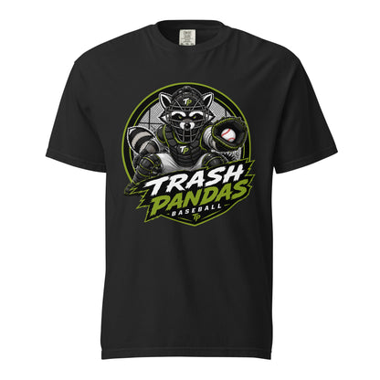 Signature | Comfort Colors T-Shirt | Trash Pandas Baseball Organization | Athletics Logo