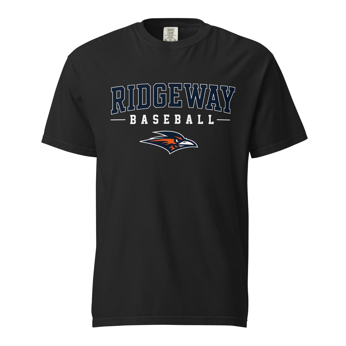 Signature | Comfort Colors T-Shirt | Ridgeway High School Baseball | Modern Script Logo