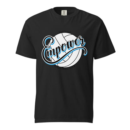 Signature | Comfort Colors T-Shirt | Empower Volleyball Club | Emblem Logo