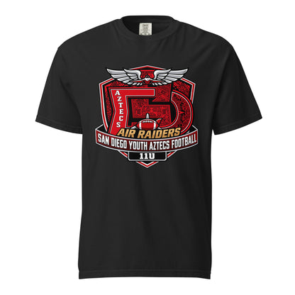 Signature | Comfort Colors T-Shirt | San Diego Youth Aztecs Football 11u Air Raiders | Shield Logo