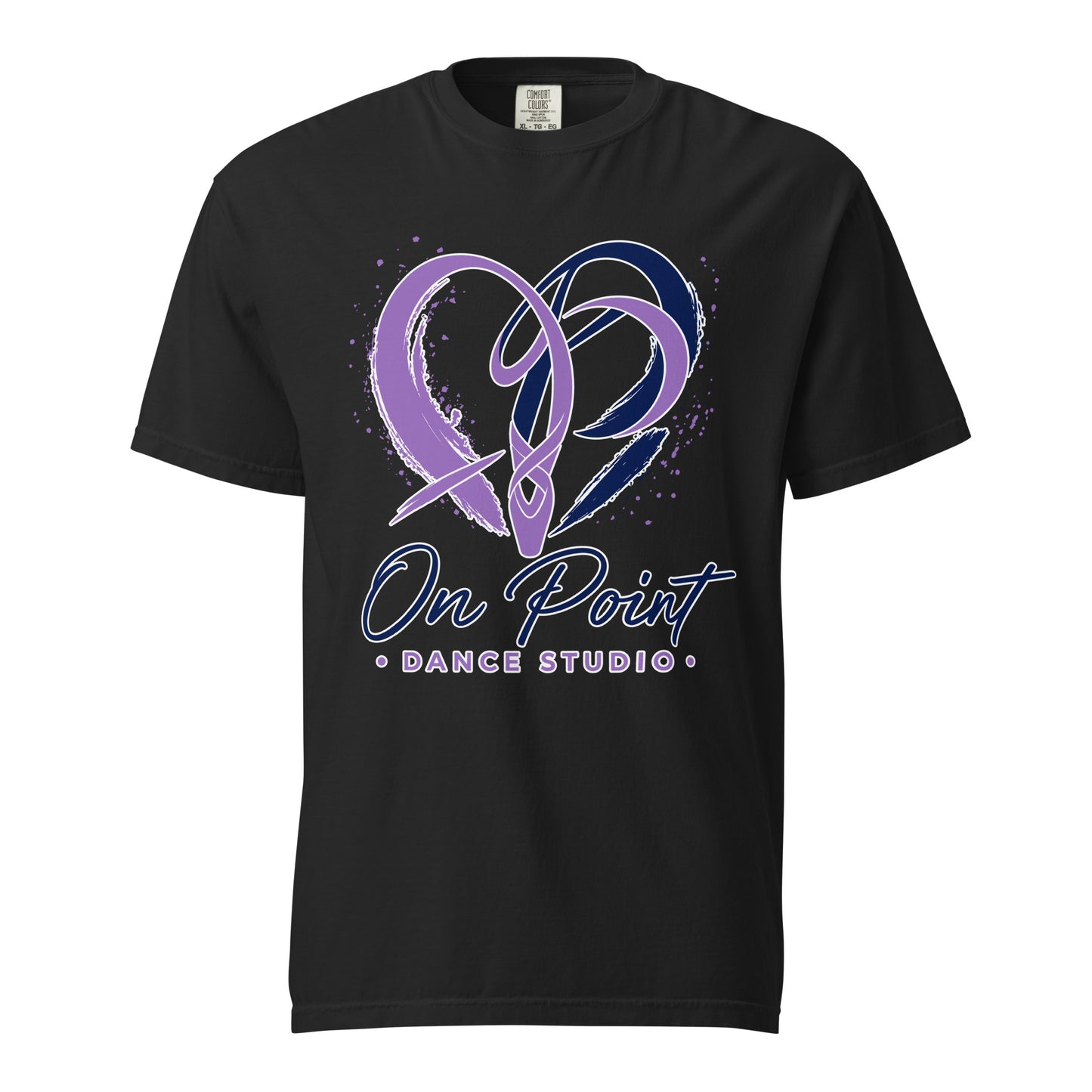 Signature | Comfort Colors T-Shirt | On Point Dance Studio | Crest Logo