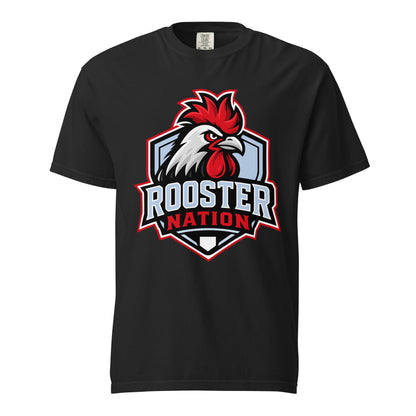 Signature | Comfort Colors T-Shirt | Rooster Nation | Shield Logo