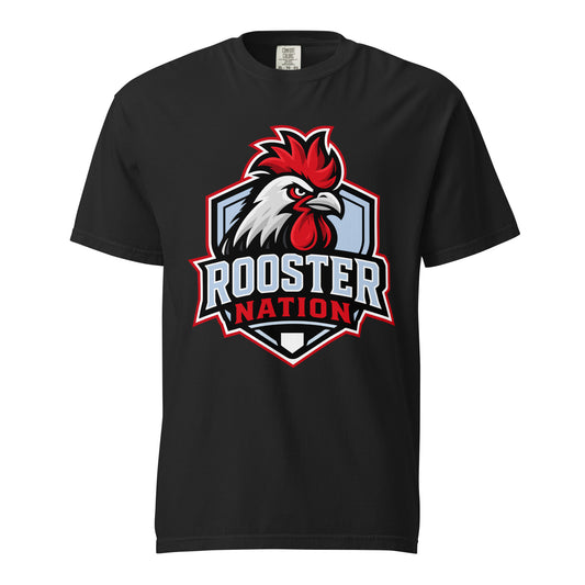 Signature | Comfort Colors T-Shirt | Rooster Nation | Shield Logo