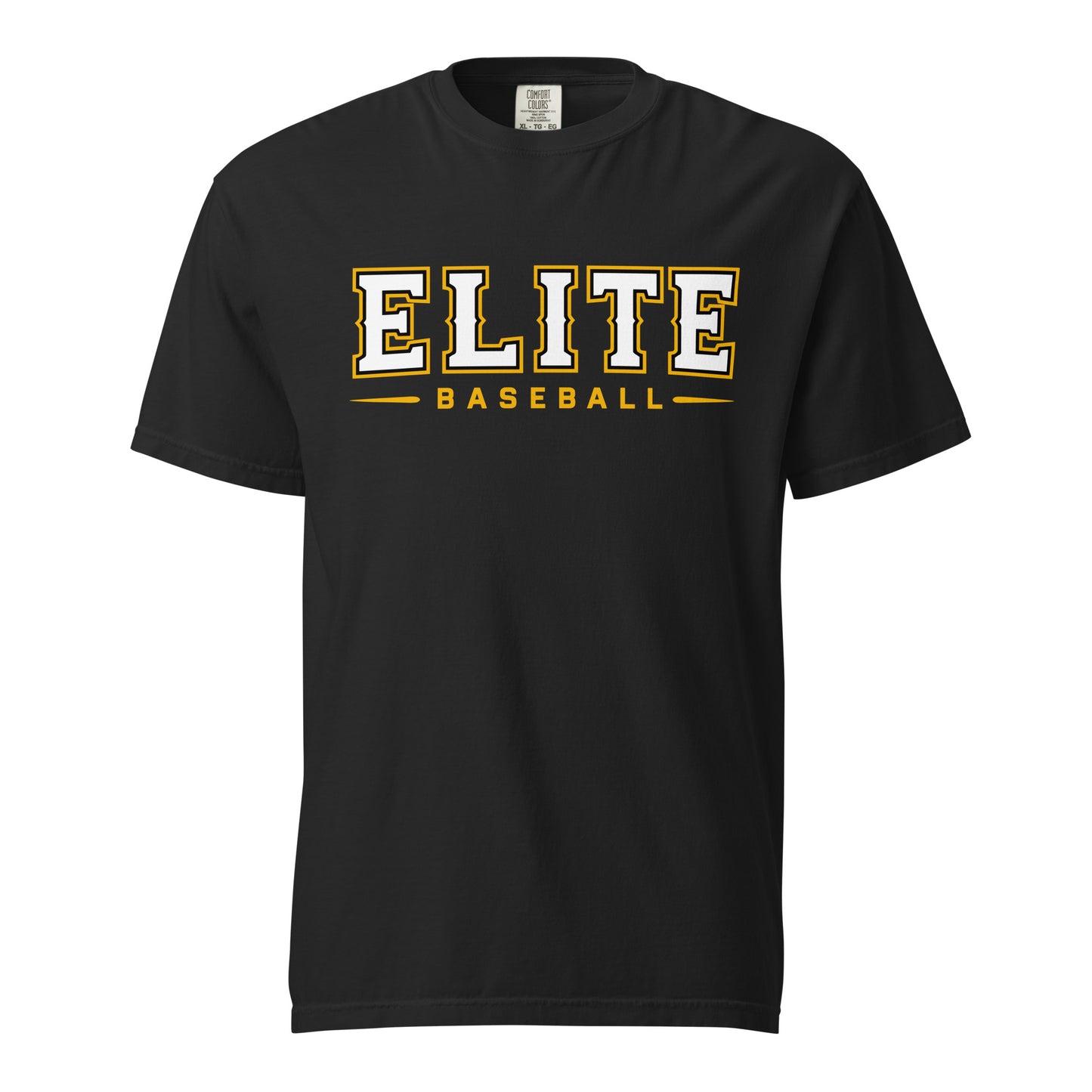 Signature | Comfort Colors T-Shirt | Elite Baseball | Vanguard Logo