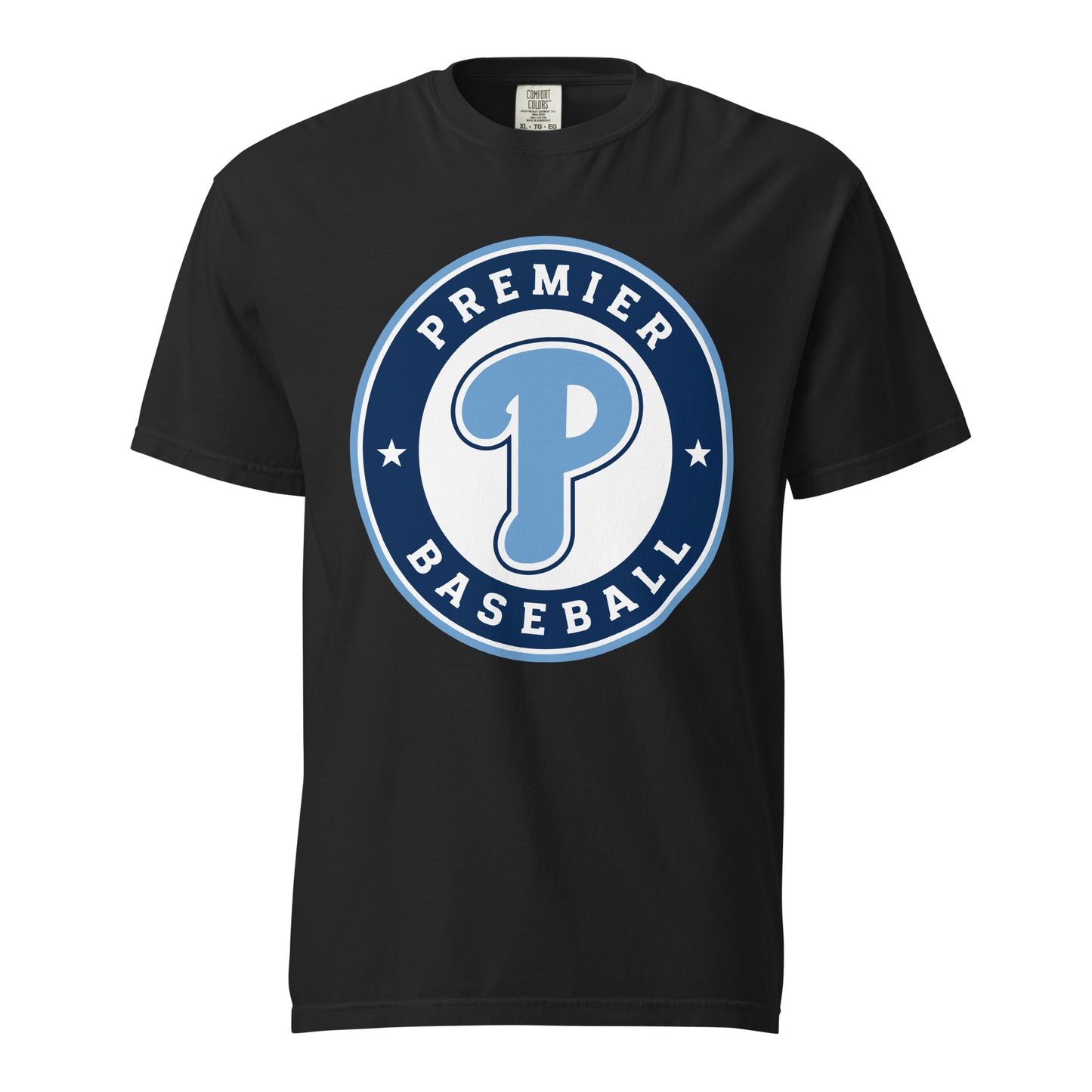 Signature | Comfort Colors T-Shirt | Premier Baseball | Badge Logo