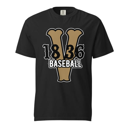 Signature | Comfort Colors T-Shirt | 1836 Volunteers Baseball | Crest Logo