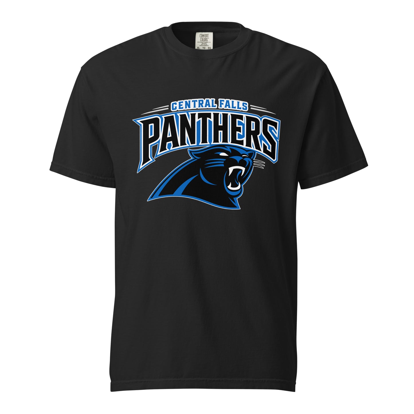 Signature | Comfort Colors T-Shirt | Central Falls Panthers | Emblem Logo