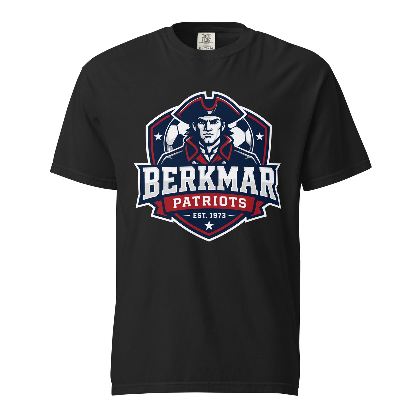 Signature | Comfort Colors T-Shirt | Berkmar High School Soccer | Shield Logo