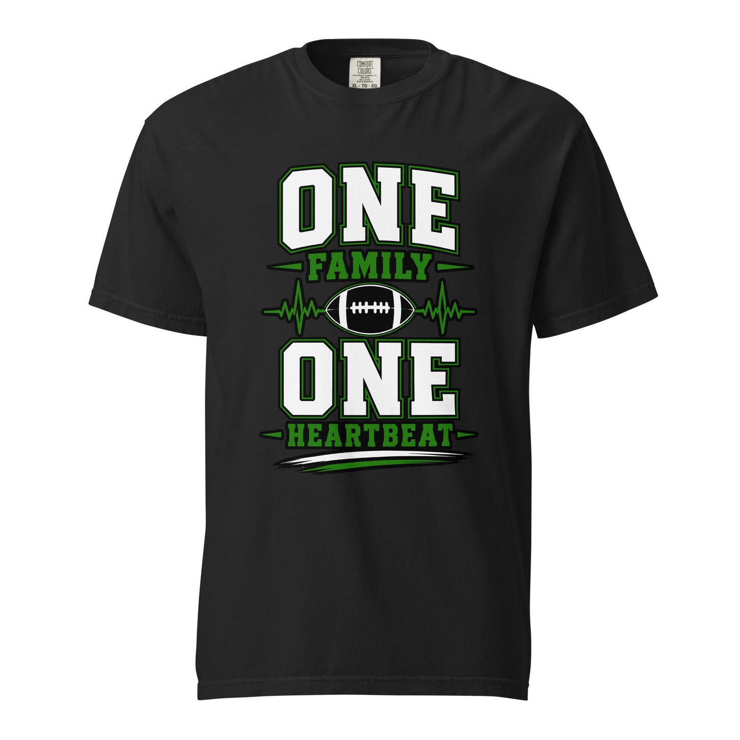 Signature | Comfort Colors T-Shirt | Celina Black Football | Modern Script Logo