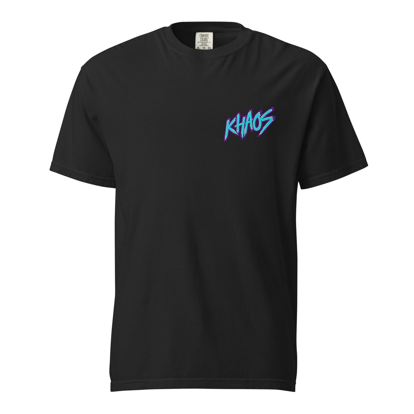 Signature | Comfort Colors T-Shirt | Khaos Softball | Script Logo