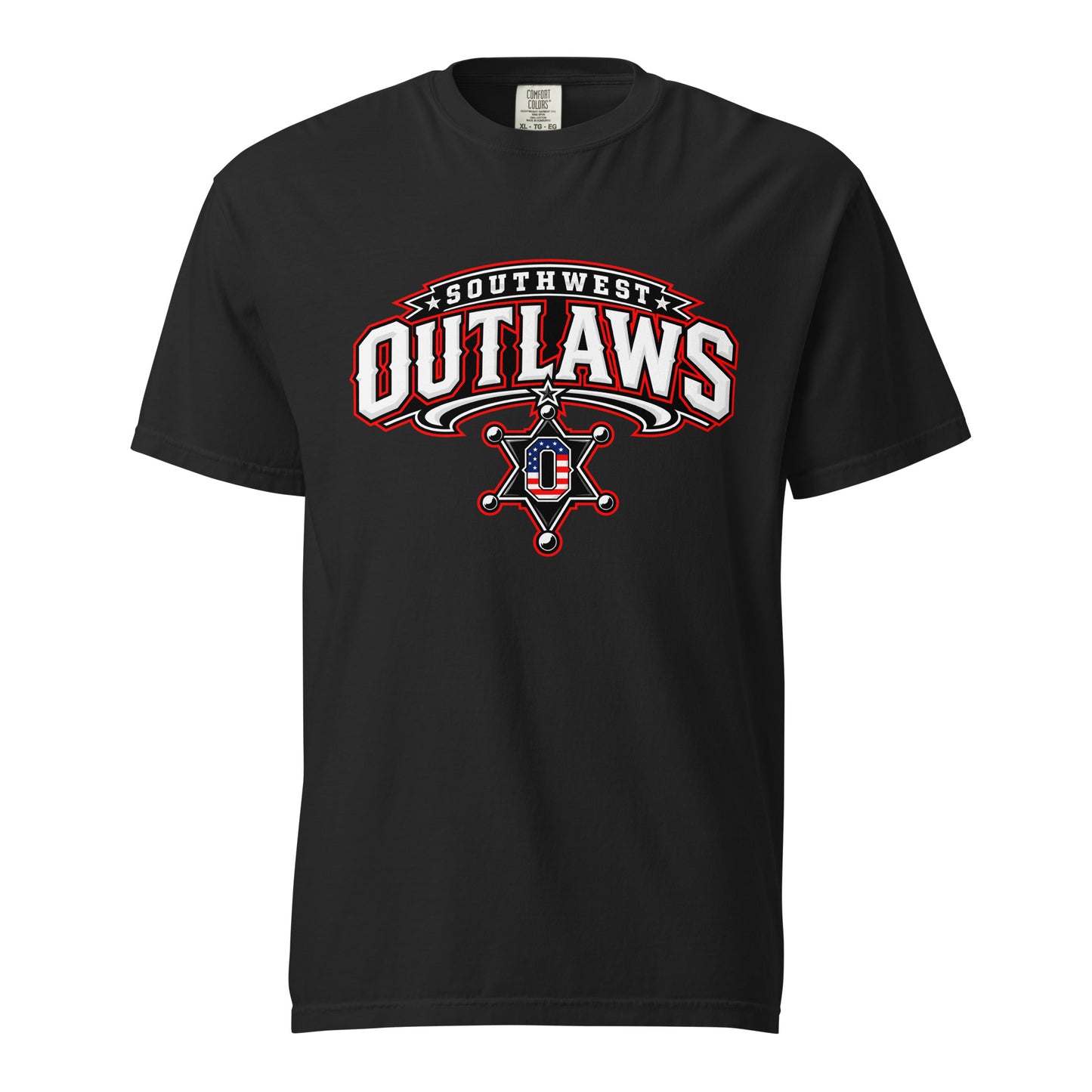 Signature | Comfort Colors T-Shirt | Southwest Outlaws | Vanguard Logo